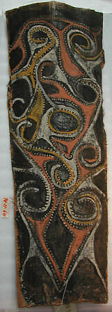 Painting from a Ceremonial House Ceiling, Yindaka, Sunggwei Wanyi, Sago palm spathe, paint, Kwoma, Sunggwei Wanyi clan