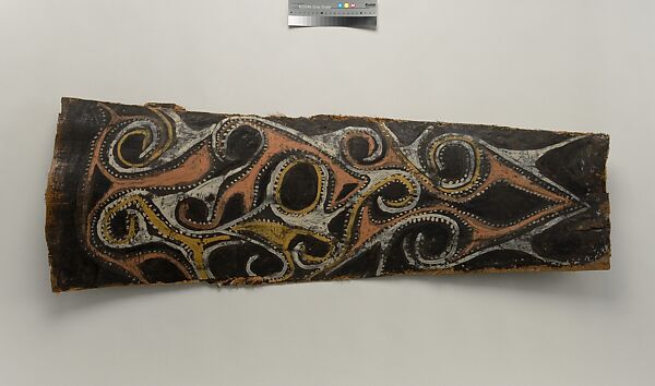 Painting from a Ceremonial House Ceiling, Yindaka, Sunggwei Wanyi, Sago palm spathe, paint, Kwoma, Sunggwei Wanyi clan