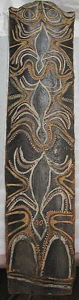 Painting from a Ceremonial House Ceiling, Yindaka, Sunggwei Wanyi, Sago palm spathe, paint, Kwoma, Sunggwei Wanyi clan