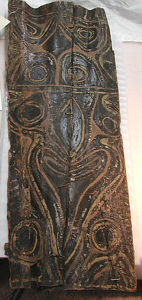 Painting from a Ceremonial House Ceiling, Yinongwut, Sunggwei Wanyi, Sago palm spathe, paint, Kwoma, Sunggwei Wanyi clan