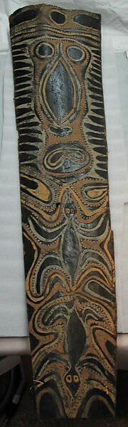 Painting from a Ceremonial House Ceiling, Yinongwut, Sunggwei Wanyi, Sago palm spathe, paint, Kwoma, Sunggwei Wanyi clan