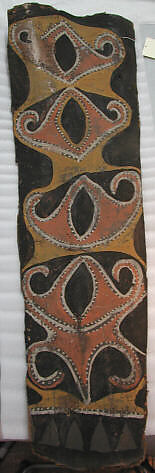 Painting from a Ceremonial House Ceiling, Masau, Abgwala Kalaba, Sago palm spathe, paint, Kwoma, Abgwala Kalaba clan
