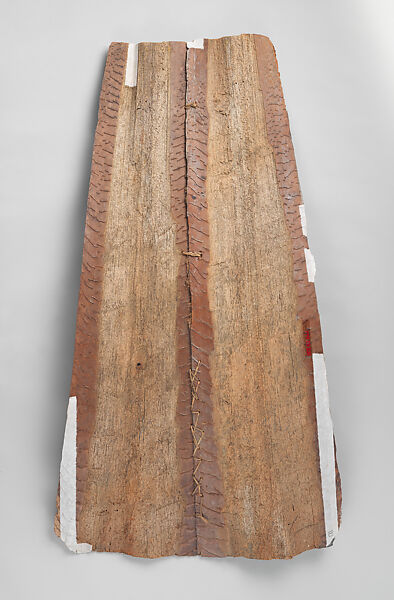 Painting from a Ceremonial House Ceiling, Masau, Abgwala Kalaba, Sago palm spathe, paint, Kwoma, Abgwala Kalaba clan