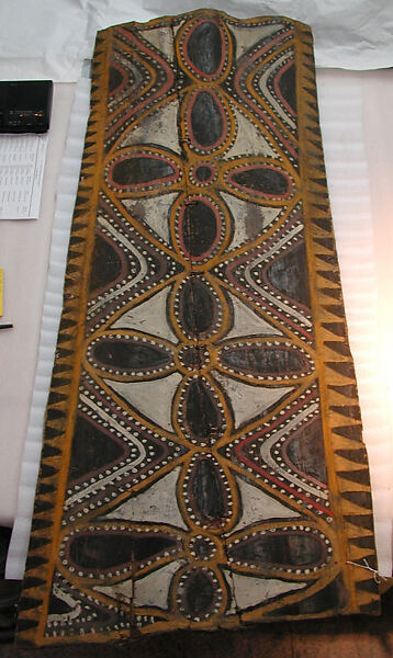 Painting from a Ceremonial House Ceiling, Numei, Amachi Kalaba, Sago palm spathe, paint, Kwoma, Amachi-Kalaba clan