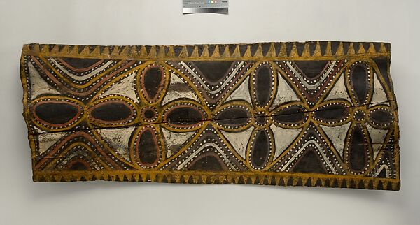 Painting from a Ceremonial House Ceiling, Numei, Amachi Kalaba, Sago palm spathe, paint, Kwoma, Amachi-Kalaba clan 