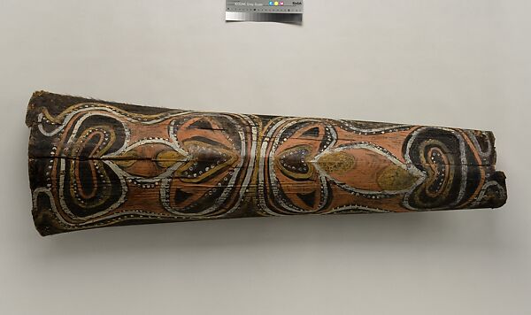 Painting from a Ceremonial House Ceiling, Mburrnggei, Amachi-Kalaba, Sago palm spathe, paint, Kwoma, Amachi-Kalaba clan 