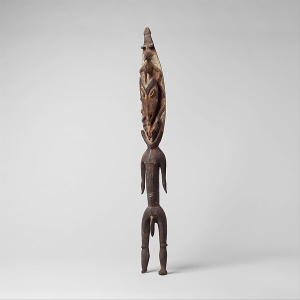 Male Figure, Wood, paint, Breri or Igana people 