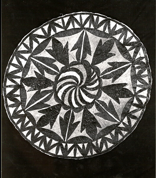 Barkcloth Panel (Siapo), Barkcloth, pigment, Samoa 