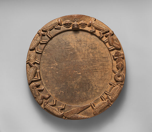 Ifa Divination Tray (Opon Ifa), Wood, Yoruba peoples 