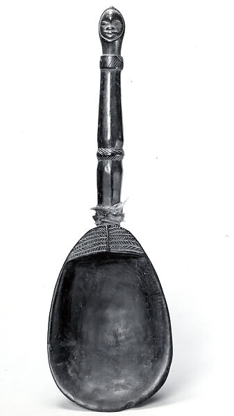 Ceremonial Ladle (Wakemia or Wunkirmian), Wood, fur, Dan peoples 