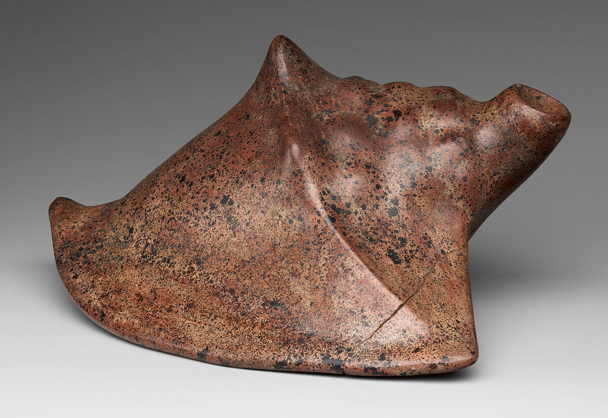 Shell Vessel, Ceramic, slip, Colima 