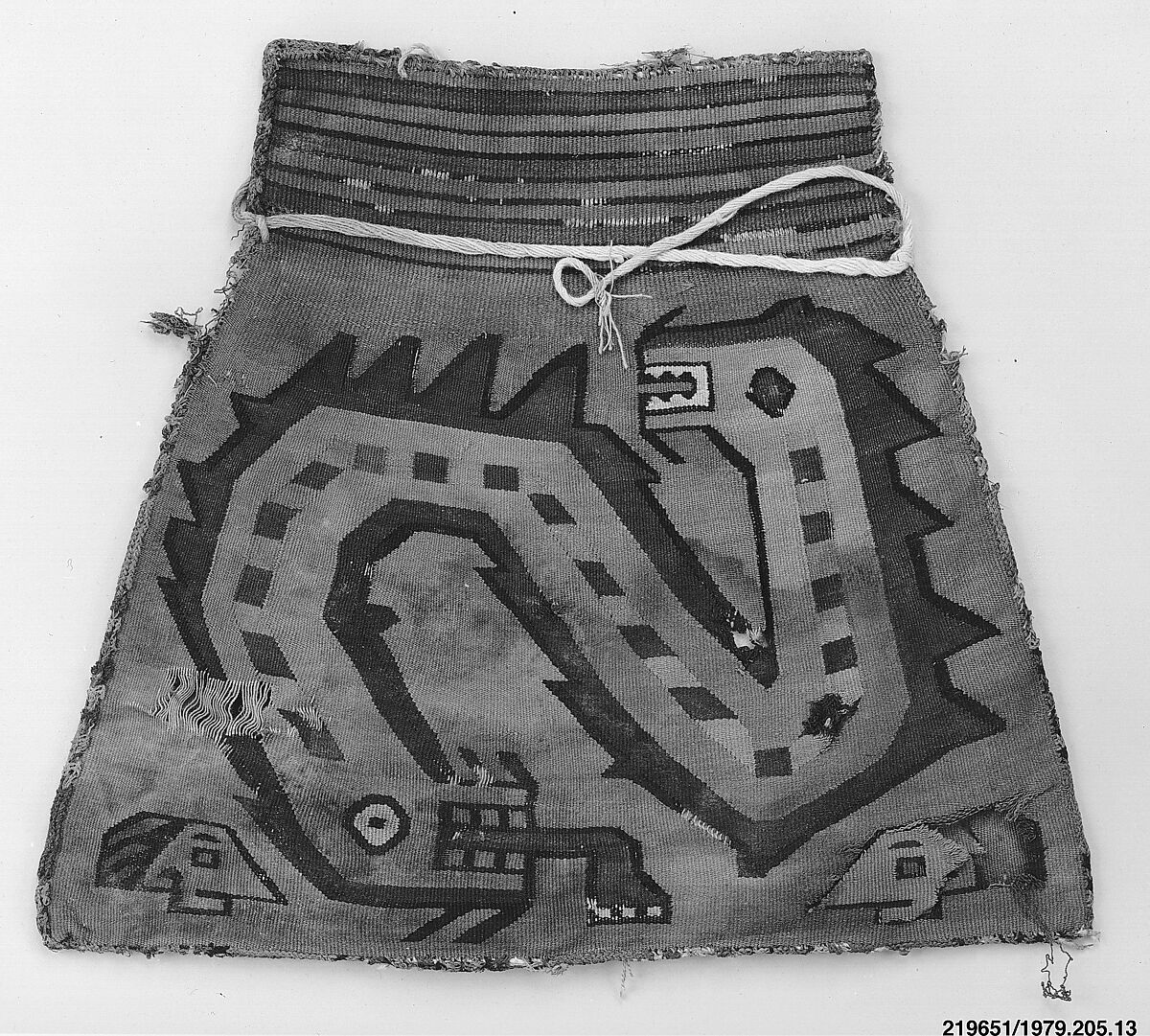 Bag, Camelid hair, cotton, Nasca