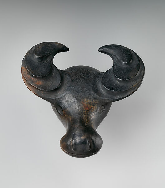 Figure: Buffalo Head, Terracotta, Ewe peoples 