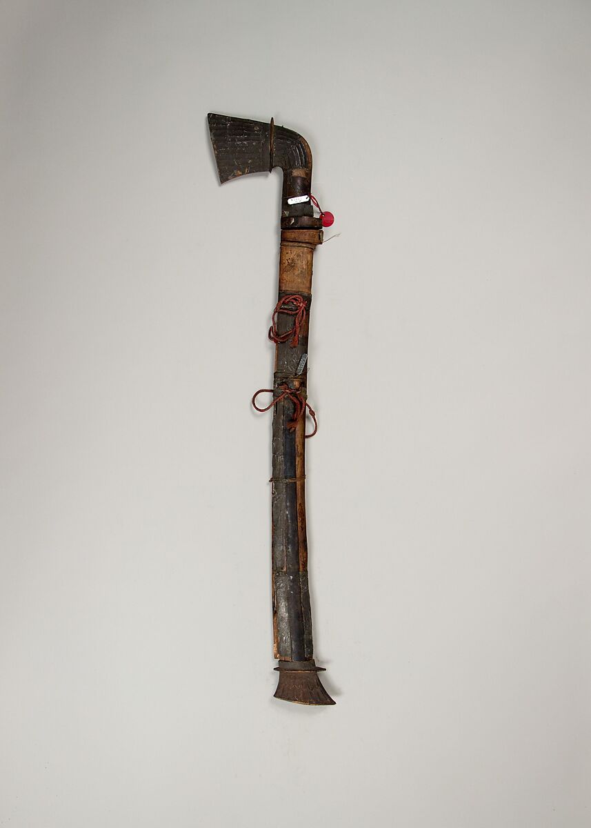 Sword with Scabbard, Wood, tin foil, Indonesian, Gorontalo 