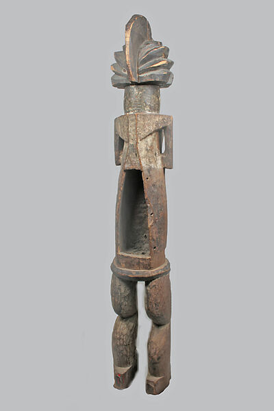 Reliquary Figure, Mbete-Kota artist, Wood, metal, pigment, Mbete-Kota peoples