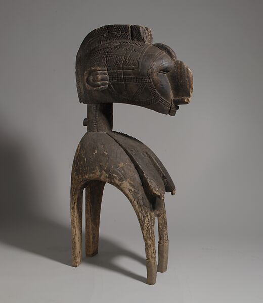 Headdress: Female Bust (D'mba), Wood, Baga peoples 