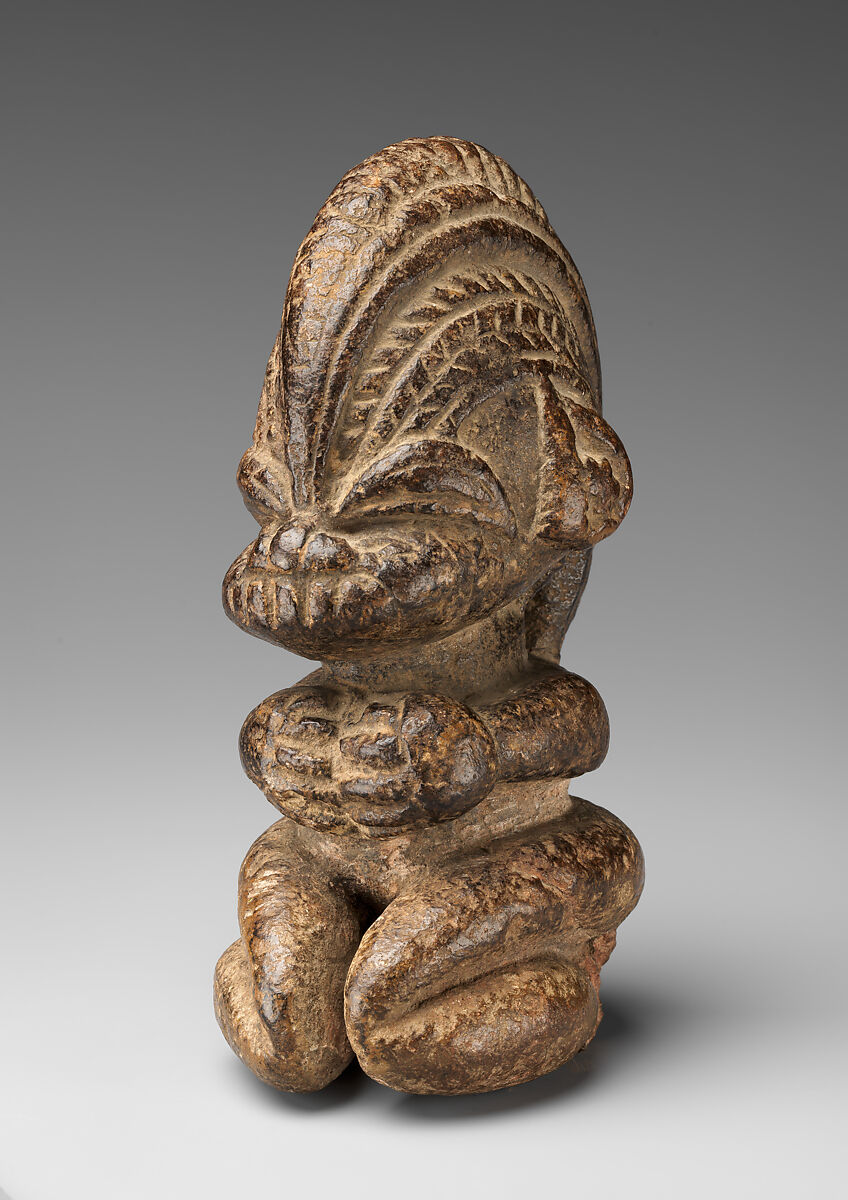 Seated Figure, Temne or Bullom artist(s), Soapstone, steatite, Temne or Bullom