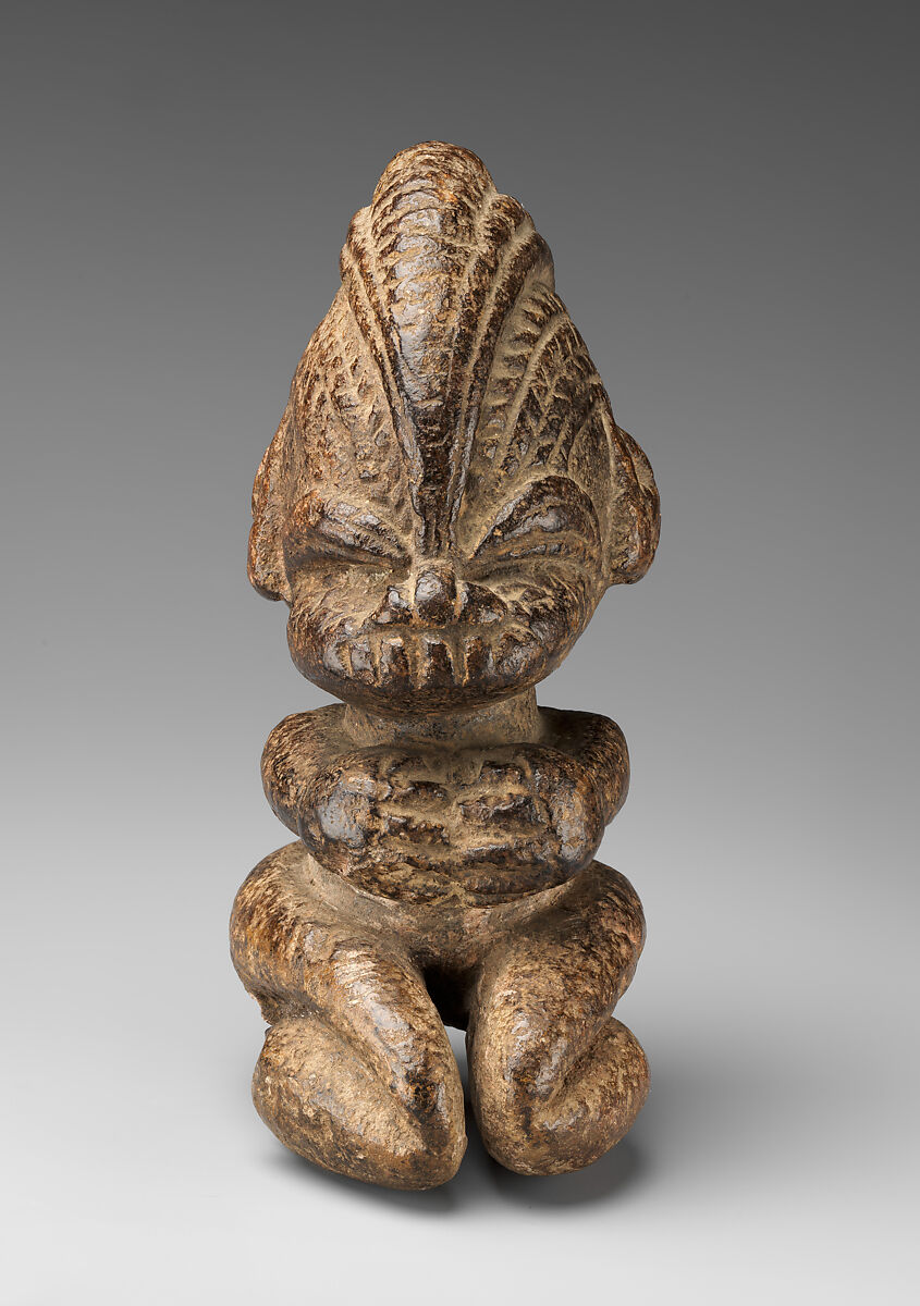 Seated Figure (Nomoli), Soapstone, Sapi-Portuguese 