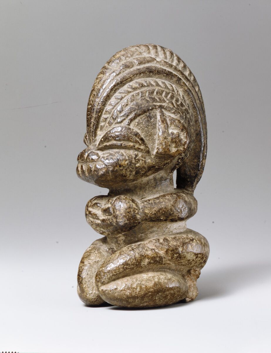 Seated Figure, Temne or Bullom artist(s), Soapstone, steatite, Temne or Bullom