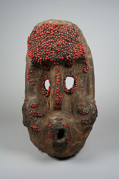Mask (Ekuecici), Wood, abrus seeds, resin, Ebira peoples 