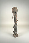 Female Figure, Wood, glass beads, pigment, Baule peoples
