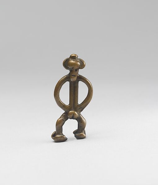 Figurine, Copper alloy, Senufo or Tussian peoples 