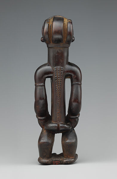 Eyema byeri (reliquary guardian figure), Fang artist, Wood, brass, tacks, Fang peoples
