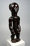 Reliquary Figure (Nlo Bieri), Wood, brass, tacks, Fang peoples