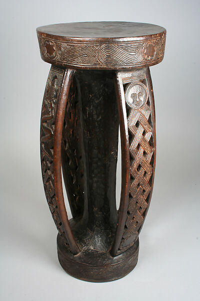 Prestige Stool, Wood, Kuba peoples 