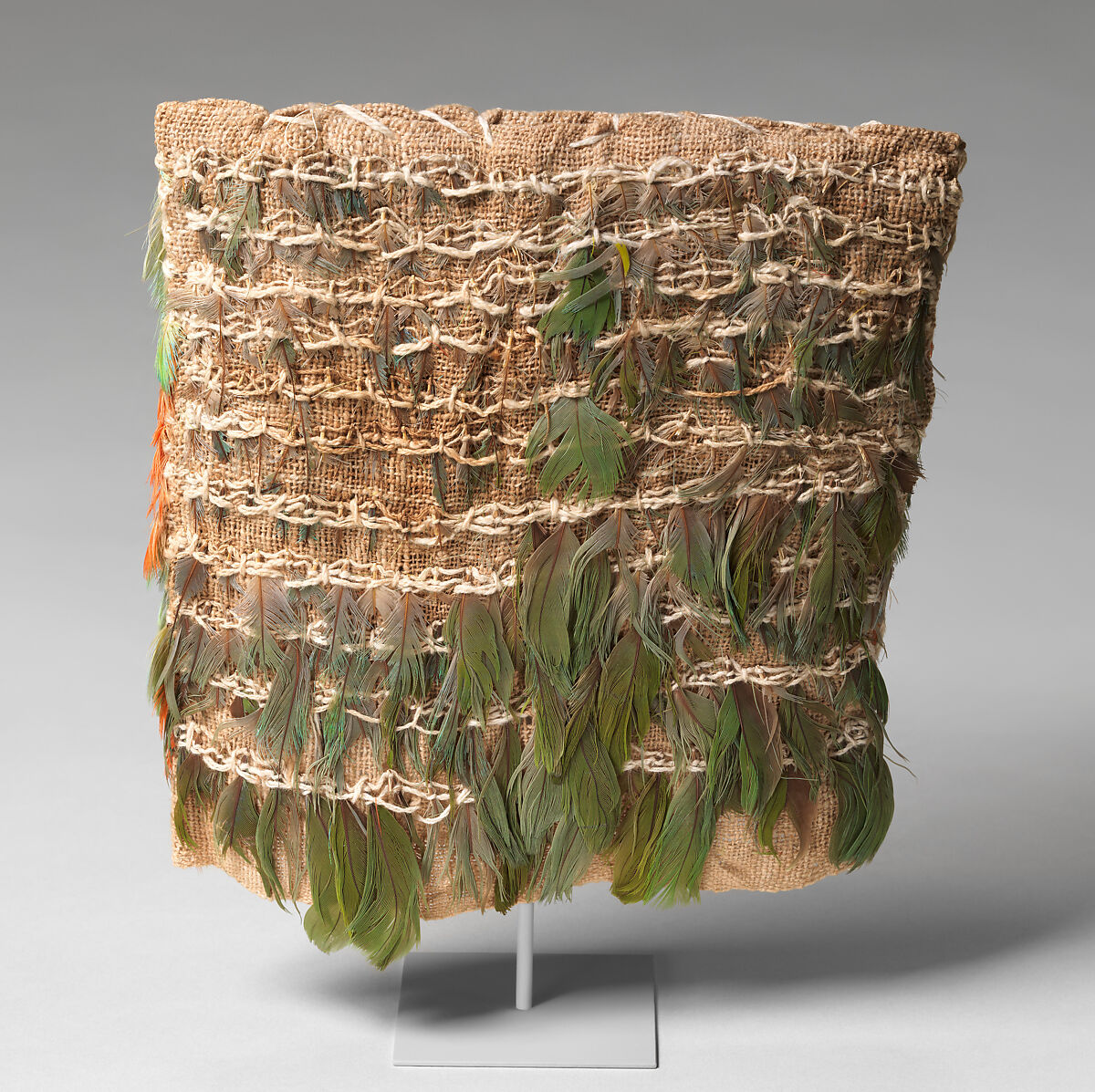 Miniature Dress, Ica artist, Cotton, feathers, Ica