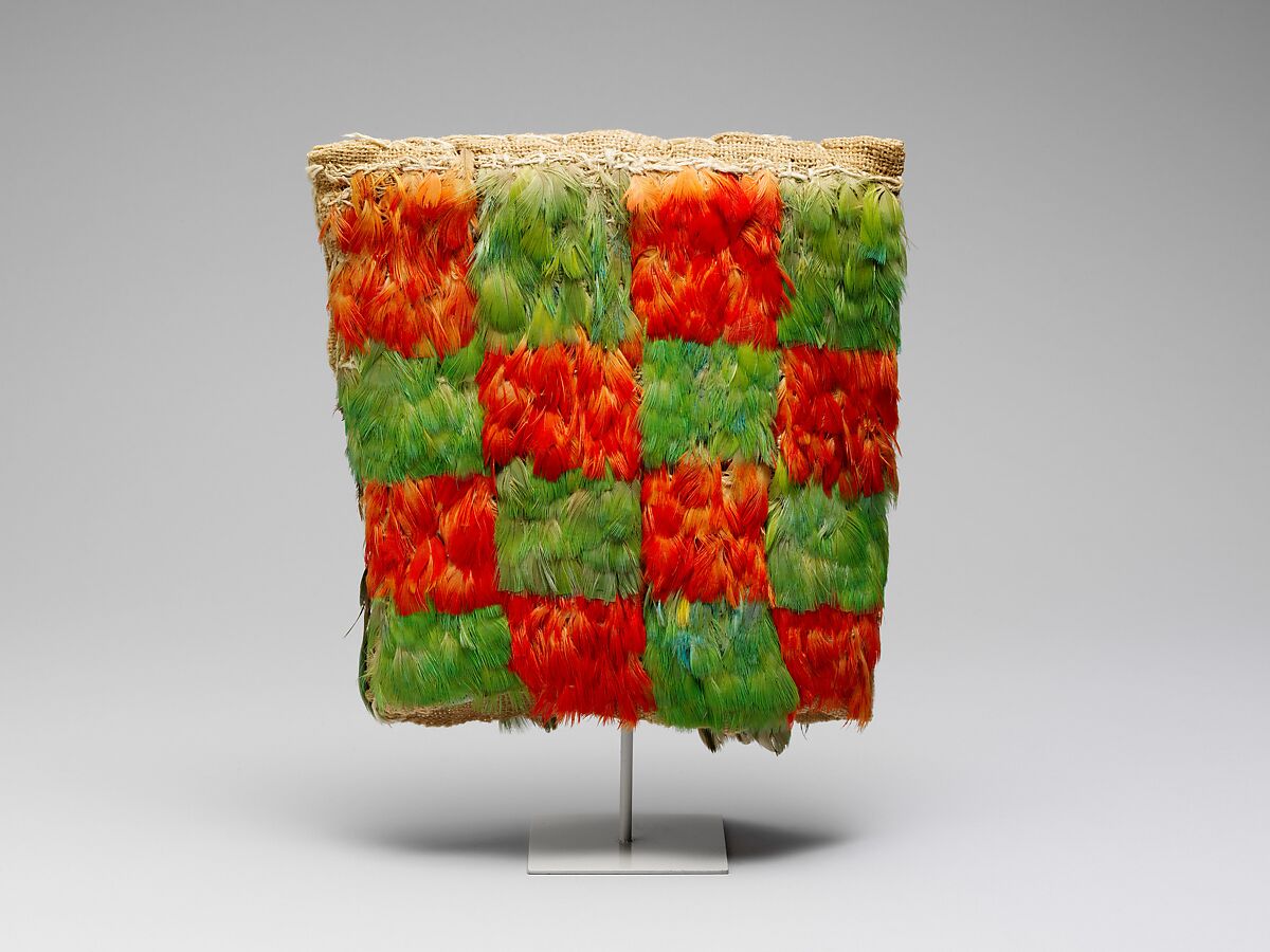 Miniature Dress, Ica artist, Cotton, feathers, Ica