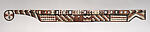 a-Bil-ña-Tshol (medicine canoe) headdress, Baga artist, Wood, pigment, Baga peoples