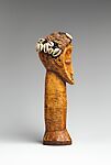 Head (Bwami), Ivory, fiber, cowrie shells, resin, Lega peoples