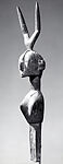 Headdress: Female Bust with Horns (D'mba-da-Tshol?), Wood, Baga peoples