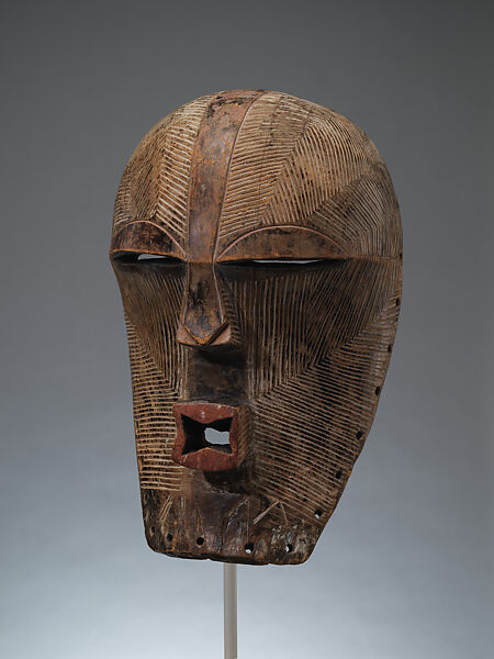 Mask (Kifwebe), Wood, pigment, Songye peoples 