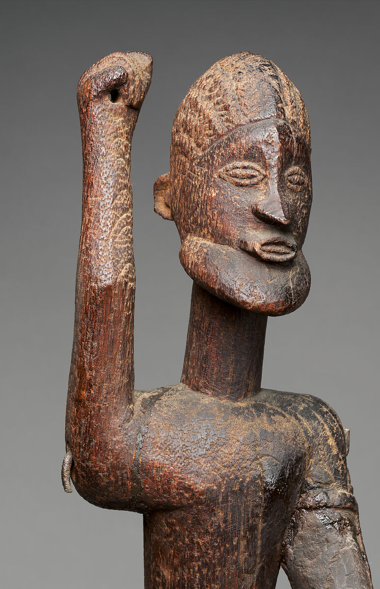 Equestrian, Dogon blacksmith, Wood, metal, Dogon peoples