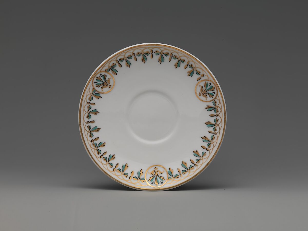 Demitasse Cup and Saucer, Union Porcelain Works (American, 1863–1922), Porcelain, American