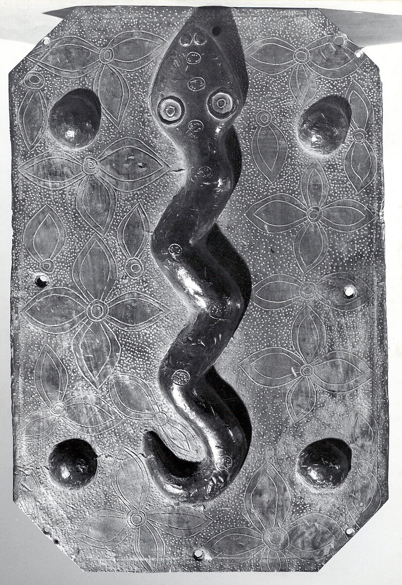 Plaque: Snake, Ìgùn Ẹ́rọ̀nwwọ̀n (brass-casting guild) artists, Bronze, Edo peoples