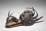 Kòmò Helmet Mask (Kòmòkun), Wood, bird skull, porcupine quills, horns, nails, cotton, sacrificial material, Komo or Koma Power Association