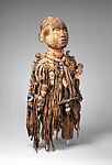 Nkisi (power figure), Kongo artist and nganga, Wood, pigment, resin, iron, brass, tin, cloth, plant fiber cord, beads, cowrie shells, bone or ivory, arrows, leather, seeds, animal horn, Kongo