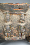 Vessel: Dog with Figures, Dogon blacksmith, Wood, Dogon peoples