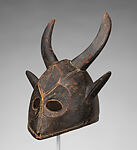 Mishi (cow) mask, Bamana numu (blacksmith), Wood, Bamana peoples