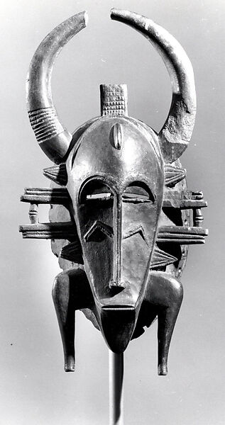 Face Mask (Kpeliye'e), Wood, Senufo peoples 