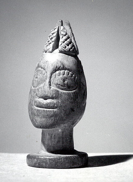 Esu Head (Ela or Irin Ifa), Ivory, Yoruba peoples 