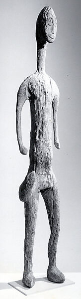 Standing Male Figure, Wood, Bamana peoples 