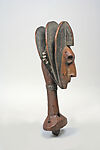 Marionette: Head (Merekun), Bamana numu (blacksmith), Wood, metal, pigment, Bamana peoples