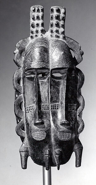 Face Mask (Kpeliye'e), Wood, Senufo peoples 