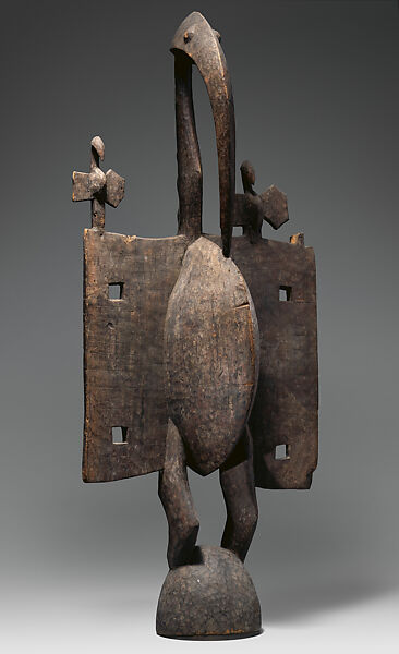Sejen (bird), Senufo artist, Wood, iron, twine, Senufo peoples