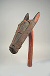 Marionette: Horse Head, Bamana numu (blacksmith), Wood, metal, pigment, Bamana peoples