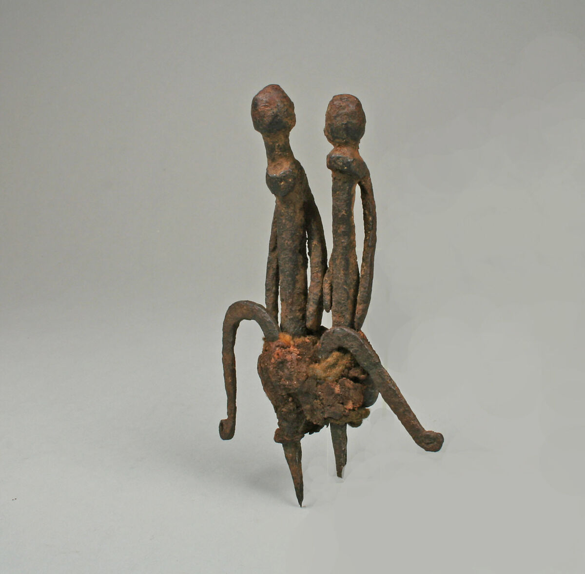 Figures Ornament, Iron, sacrificial materials, Dogon peoples 